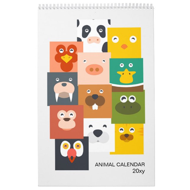 Kinder-Tierkalender Kalender (Titelbild)