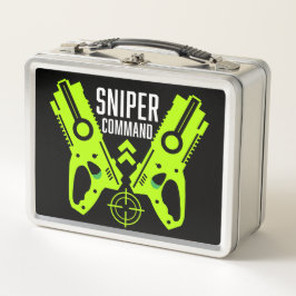 Kinder Toy Gun Battle Weihnachten Metall Brotdose