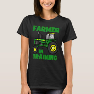 Kinder trainieren Bauer von Traktoren in der Ausbi T-Shirt