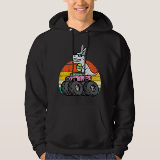 Kinder Trex Bunny Egg auf Monster Truck Osterjunge Hoodie
