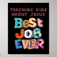 Kinder über Jesus unterrichten ist der beste Job ü