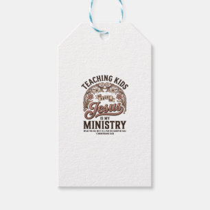 Kinder über Jesus unterrichten ist mein Amt Vintag Geschenkanhänger