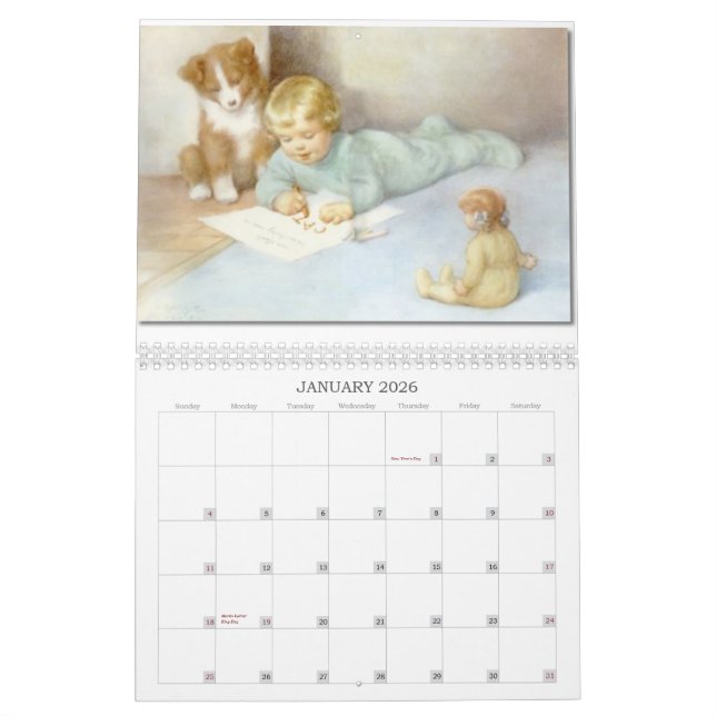 Kinder-und Baby-Druck-Kalender Kalender (Jan 2026)