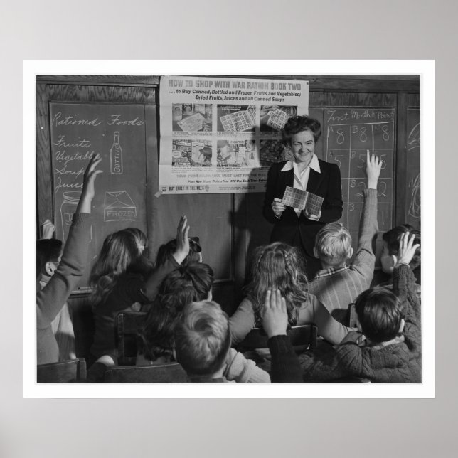 Kinder und Rassenbuch Zweites Weltkrieg - Vintag Poster (Vorne)