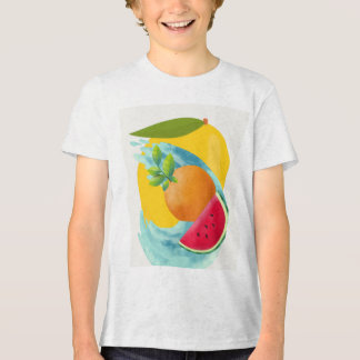 Kinder Unisex weißes T-Shirt Tri-Blend Shirt