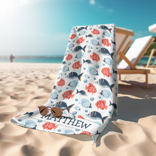 Kinder unter dem Meer Strandtuch
