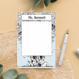 Kinder unter einem Baum Post-it Klebezettel