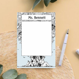 Kinder unter einem Baum Post-it Klebezettel