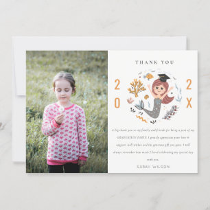 Kinder Unterwasser Meerjungfrau Foto Vorschule Abs Dankeskarte