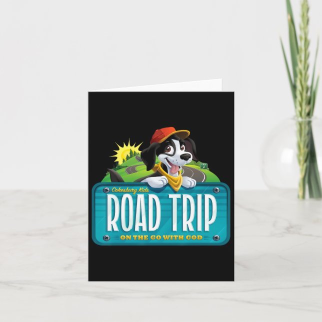 Kinder unterwegs Christlich VBS 2025 Road Trip Cel Karte (Vorderseite)
