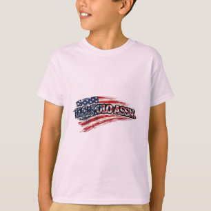 Kinder USA Flaggen T-Shirt