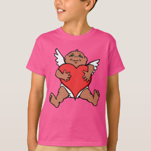 Kinder Valentinstag-Shirts Cupid Jersey-Shirts T-Shirt