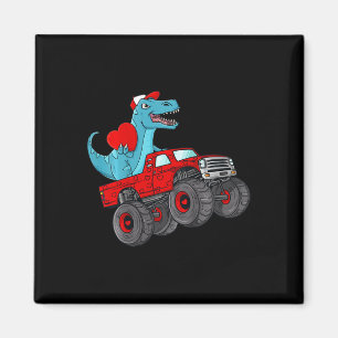 Kinder Valentinstag T Rex Reitsport Monster LKW Sp Magnet