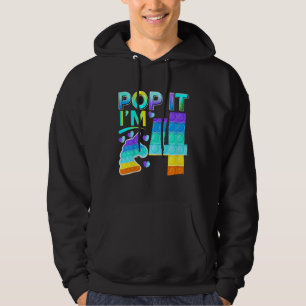 Kinder Vier Pop Ich bin 4 Niedliche Einhorn Geburt Hoodie