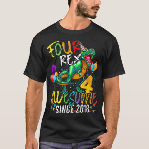 Kinder Vier T Sind Toll Seit 2018 4 Jahre Alt 4. G T-Shirt