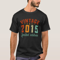 Kinder Vintag 2015 8 Jahre alt Retro 8. Geburtstag