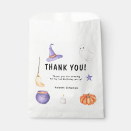Kinder von Aquarell Ghost Erster Geburtstag Geschenktütchen