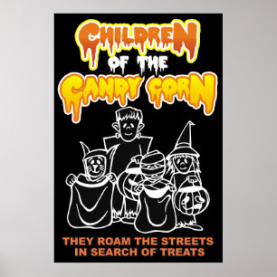 Kinder von Candy Corn Poster