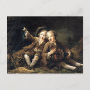 Kinder von Duc de Bouillon - Francois Drouais Postkarte