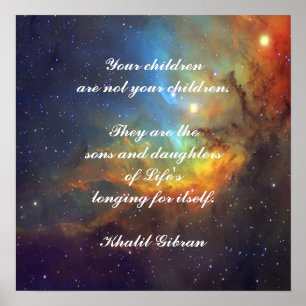 Kinder von Kahlil Gibran Poster