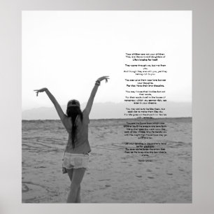 Kinder von Kahlil Gibran Poster