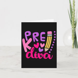 Kinder vor der Diva Karte