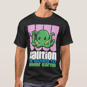 Kinder Vorsicht, ich gehe in den Kindergarten Nied T-Shirt