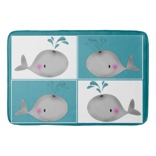 Kinder-Wal-Badezimmer-Teppich-Matte-Homedekoration Badematte