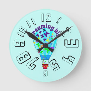 Kinder Wanduhr – Lustige Raumdekoration für Kinder