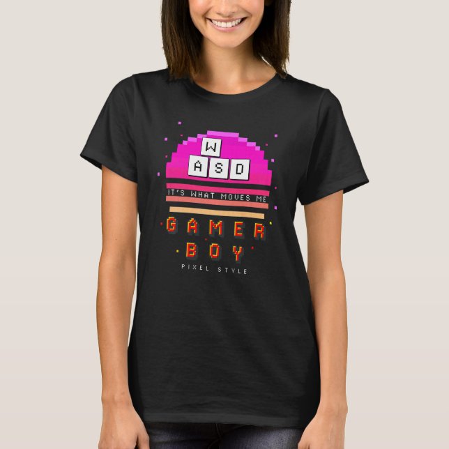Kinder waren das, was mich Computer-Videospiele be T-Shirt (Vorderseite)
