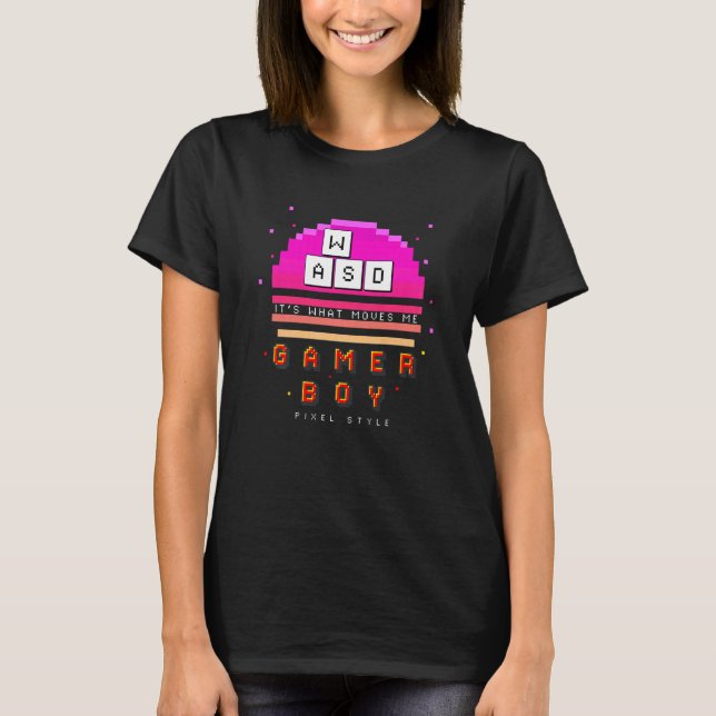 Kinder waren das, was mich Computer-Videospiele be T-Shirt (Vorderseite)