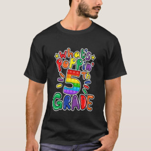 Kinder, was Poppin's 5. Klasse der Schule Push it T-Shirt