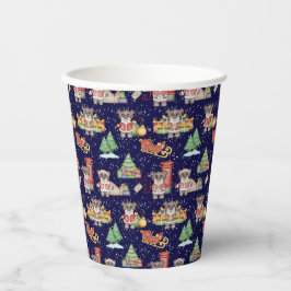 Kinder Weihnachten Niedliche Feiertage Bär Pappbecher