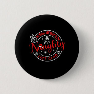 Kinder Weihnachten stolz Mitglied der schmutzigen Button