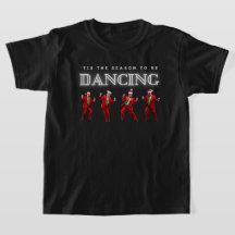 Kinder Weihnachten Trump tanzend T - Shirt
