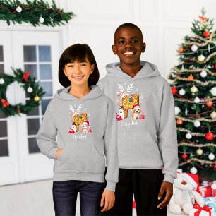 Kinder Weihnachten Weihnachtsgebäck Alphabet H Gir Hoodie