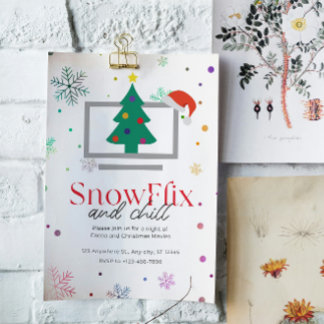 Kinder Weihnachts-Party Einladung