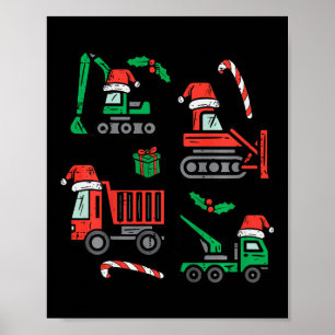 Kinder Weihnachtsbauwagen Xmas Bo Poster