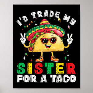 Kinder werden Handelsregister für Tacos-Kleinkinde Poster