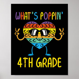 Kinder WhatPoppin 4. Klasse Herzinfarkt Pop Es FAL Poster