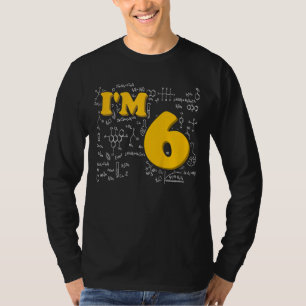 Kinder Wissenschaft Geburtstag Junge 6 Jahre T-Shirt