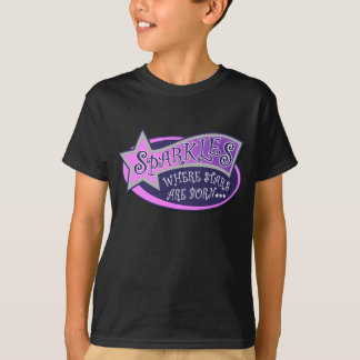 Kinder, wo Sterne geborenes Glitzern-Shirt sind T-Shirt
