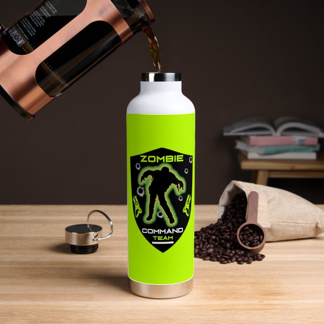 Kinder Zombie Party Trinkflasche (Kaffee (gedreht))