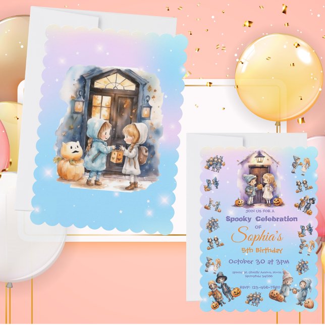 Kinder zu Halloween Thema Einladung für Kinder zum (Von Creator hochgeladen)