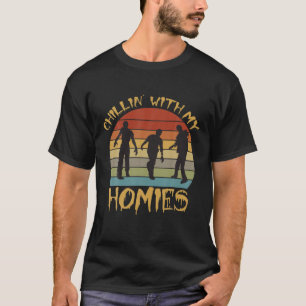 Kinder zu Hause, lustig Cool Vintag T-Shirt