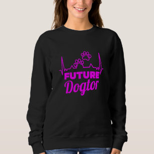 Kinder Zukunft Tierarzt Tierärztin Hund 3 Sweatshirt