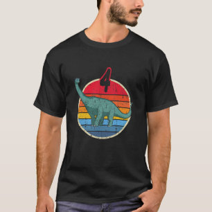 Kinder zum 4. Geburtstag I Brachiosaurus Diplodocu T-Shirt