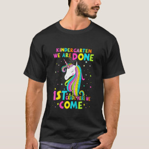 Kinder zurück Schule Magische Einhorn 1st Klasse h T-Shirt