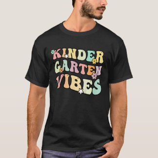 Kinder zurück zum Kindergarten Vibes Studententee T-Shirt