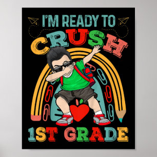 Kinder zurück zur Schule Ich bin bereit, die Schul Poster